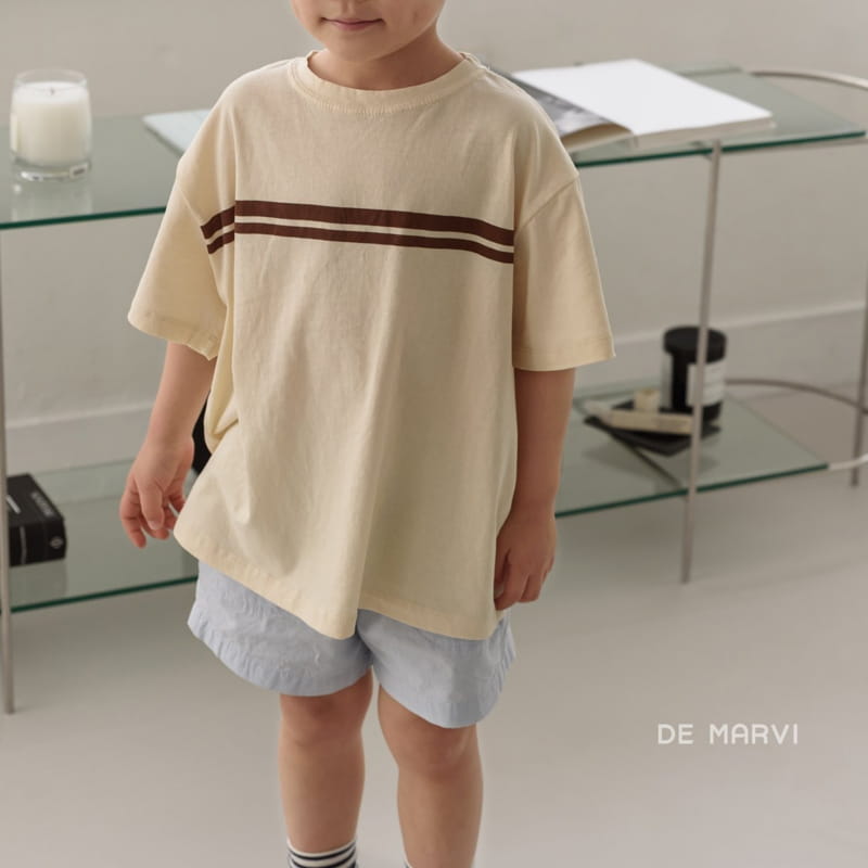 DE MARVI - Korean Children Fashion - #Kfashion4kids - Line Tee - 3