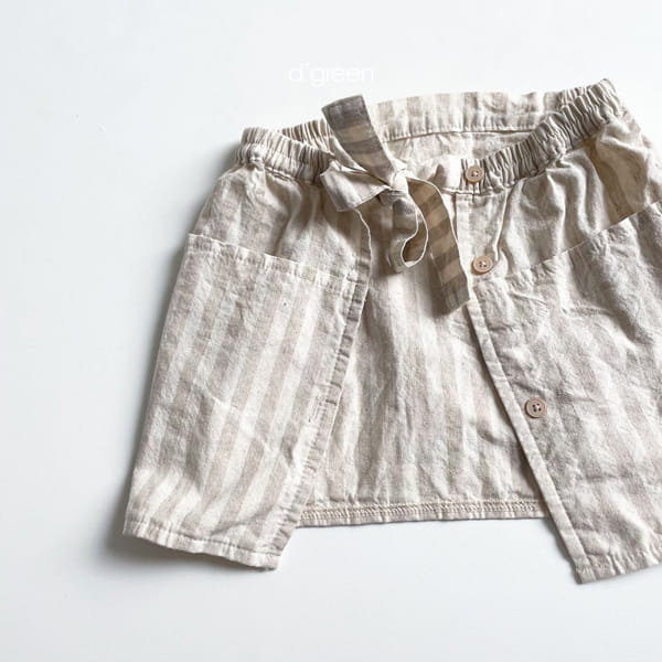 DIGREEN - Korean Children Fashion - #Kfashion4kids - Lilly Apron Skirt - 12