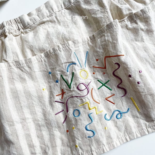 DIGREEN - Korean Children Fashion - #Kfashion4kids - Lilly Apron Skirt - 5