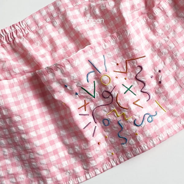 DIGREEN - Korean Children Fashion - #Kfashion4kids - Lilly Apron Skirt - 8