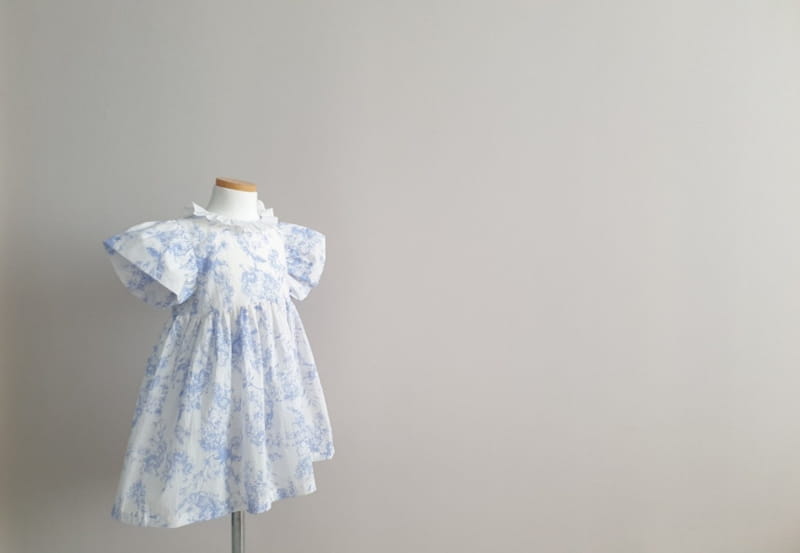 ECLAIR - Korean Children Fashion - #Kfashion4kids - Painting One-piece