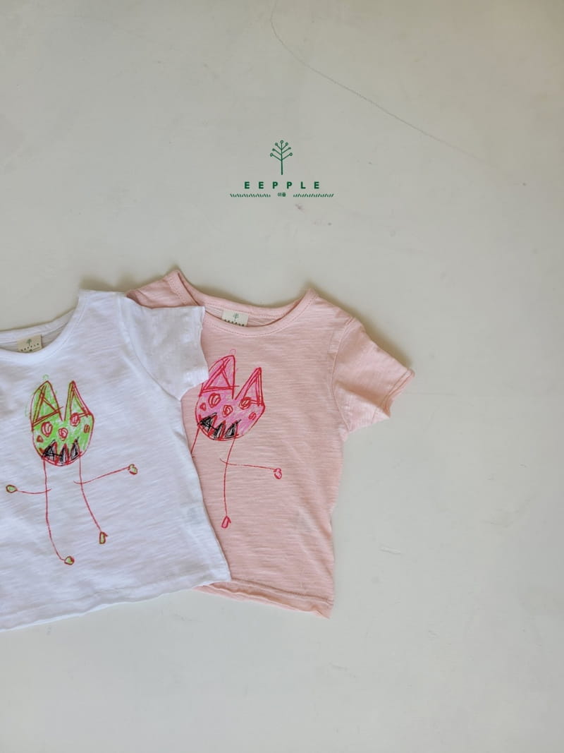 EEPPLE - Korean Children Fashion - #Kfashion4kids - Heart Monster Tee - 6