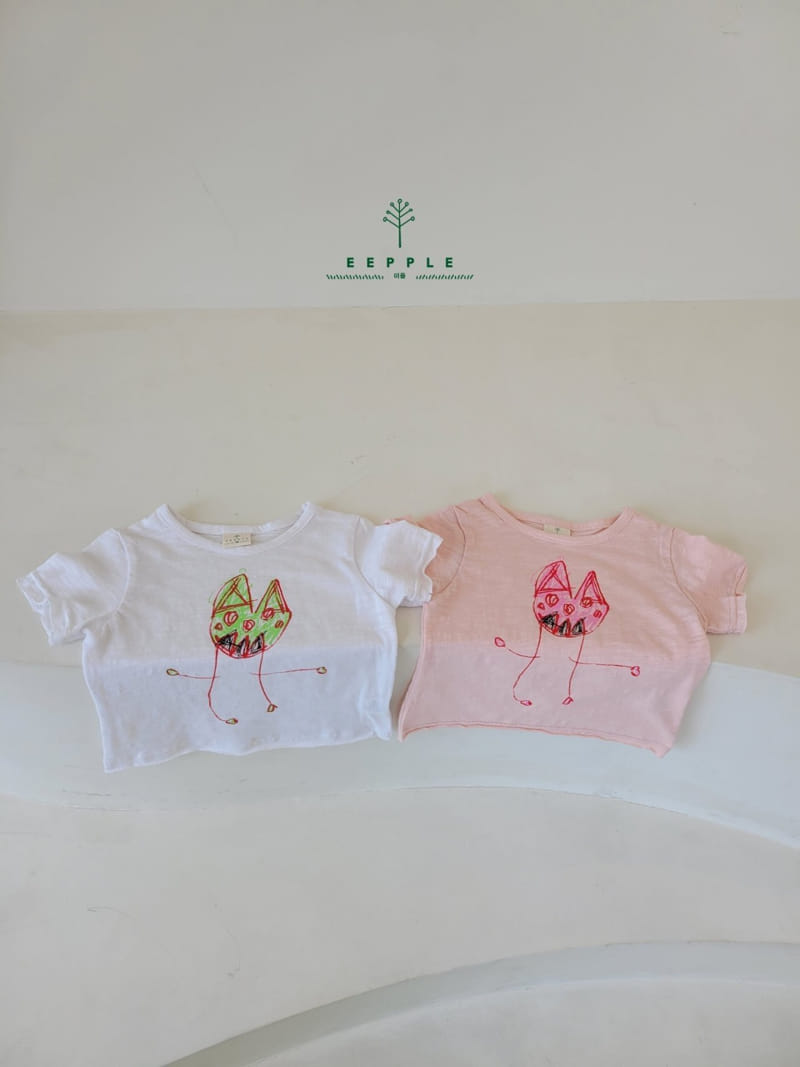 EEPPLE - Korean Children Fashion - #Kfashion4kids - Heart Monster Tee - 7