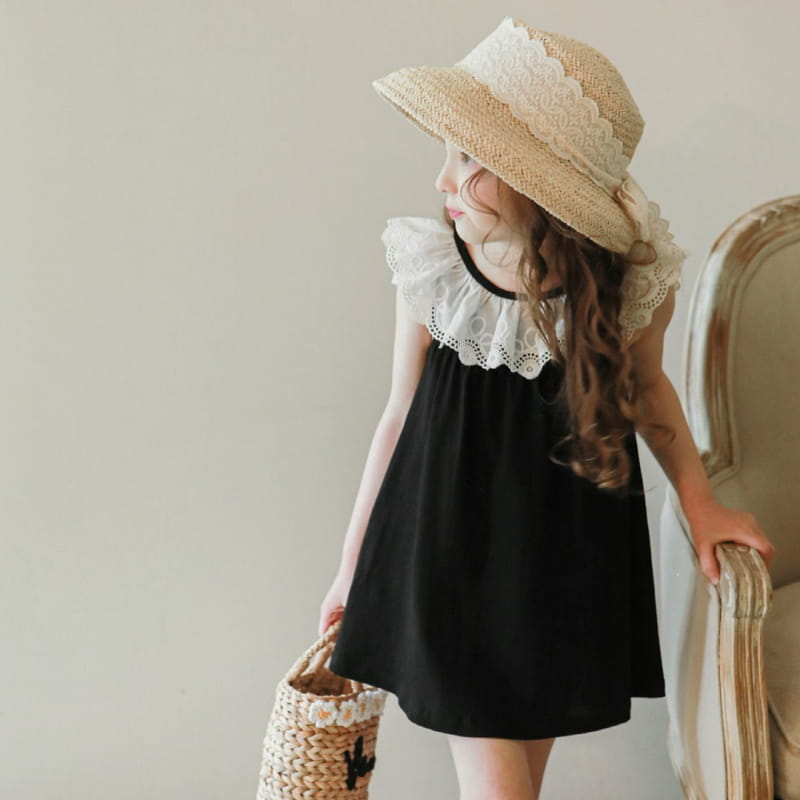 FLO - Korean Children Fashion - #Kfashion4kids - Hepburn One-piece