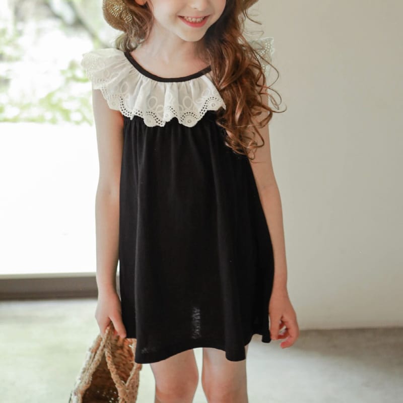 FLO - Korean Children Fashion - #Kfashion4kids - Hepburn One-piece - 2