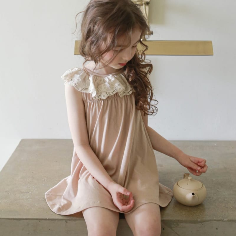 FLO - Korean Children Fashion - #Kfashion4kids - Hepburn One-piece - 8