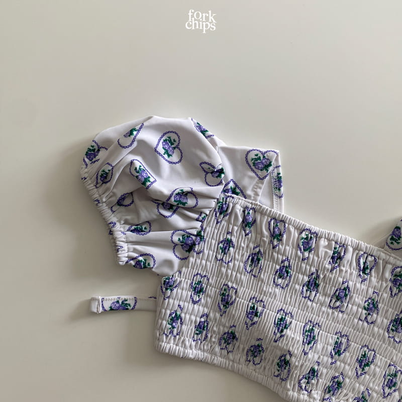 FORK CHIPS - Korean Children Fashion - #Kfashion4kids - Love Mood Swimwear - 12