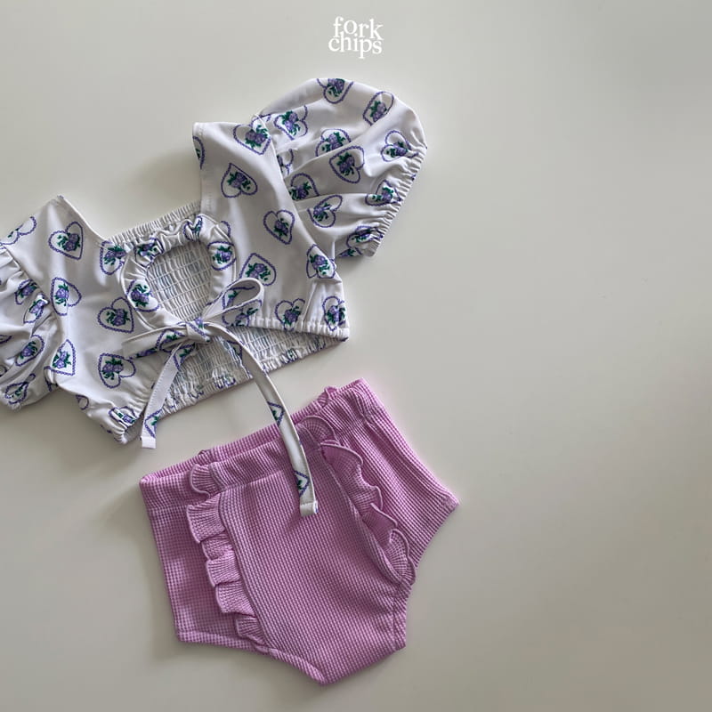 FORK CHIPS - Korean Children Fashion - #Kfashion4kids - Love Mood Swimwear - 8