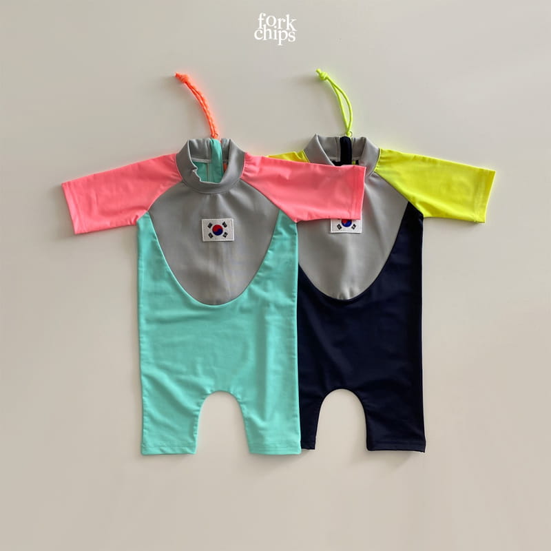 FORK CHIPS - Korean Children Fashion - #Kfashion4kids - Surfing Swim Wear