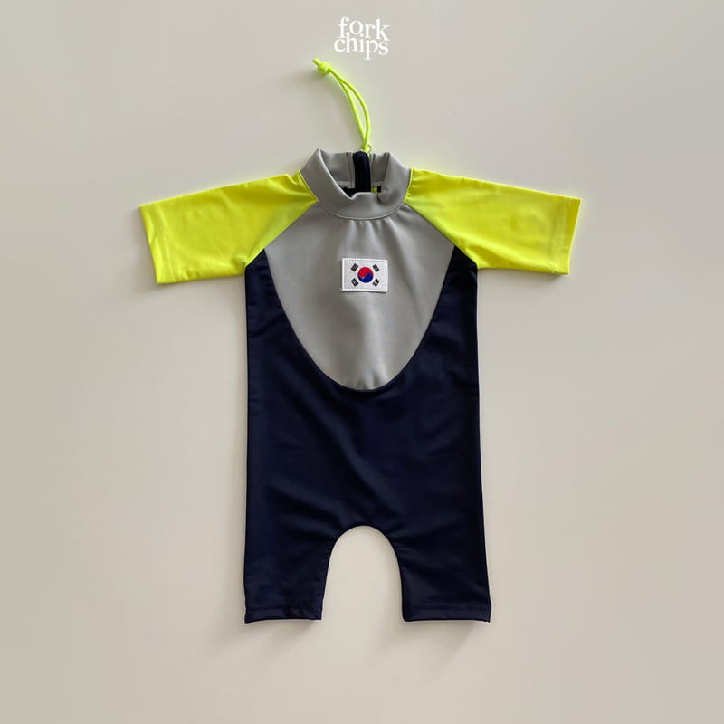 FORK CHIPS - Korean Children Fashion - #Kfashion4kids - Surfing Swim Wear - 10