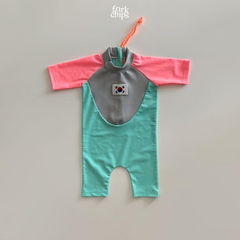 FORK CHIPS - Korean Children Fashion - #Kfashion4kids - Surfing Swim Wear - 11