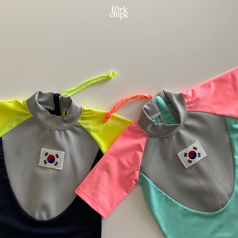 FORK CHIPS - Korean Children Fashion - #Kfashion4kids - Surfing Swim Wear - 4