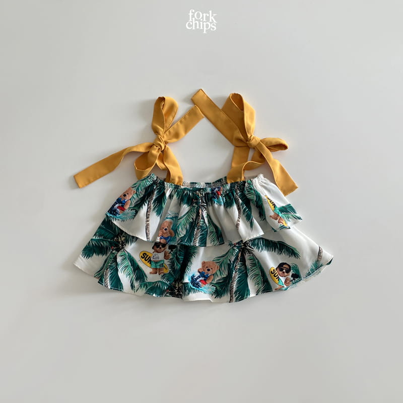 FORK CHIPS - Korean Children Fashion - #Kfashion4kids - Aloha Bear Blouse - 3
