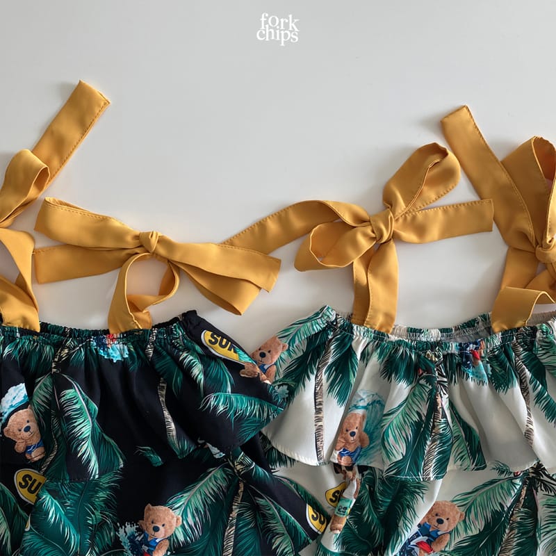FORK CHIPS - Korean Children Fashion - #Kfashion4kids - Aloha Bear Blouse - 5