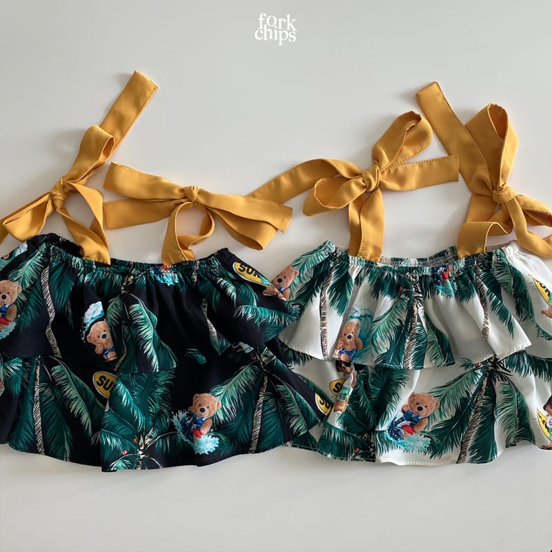 FORK CHIPS - Korean Children Fashion - #Kfashion4kids - Aloha Bear Blouse - 6
