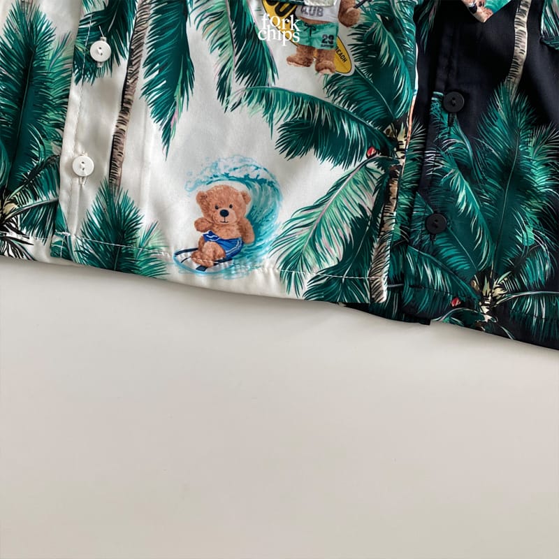 FORK CHIPS - Korean Children Fashion - #Kfashion4kids - Aloha Bear Shirt - 8