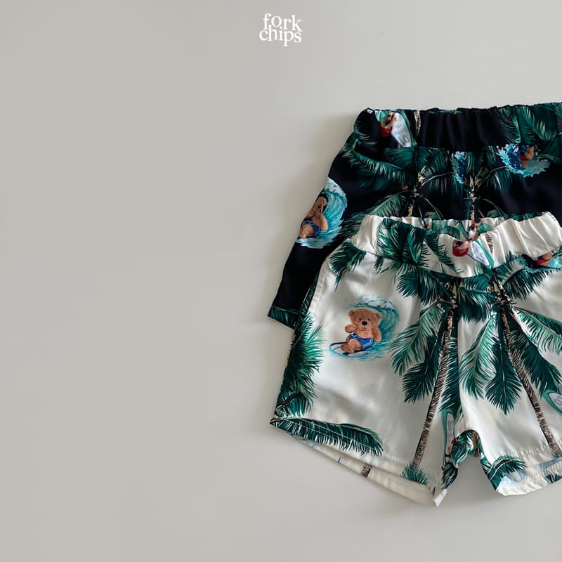 FORK CHIPS - Korean Children Fashion - #Kfashion4kids - Aloha Bear Pants - 3