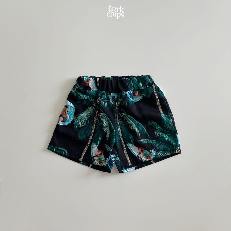 FORK CHIPS - Korean Children Fashion - #Kfashion4kids - Aloha Bear Pants - 4