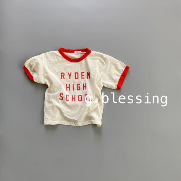 G BLESSING - Korean Children Fashion - #Kfashion4kids - School Color Tee - 12