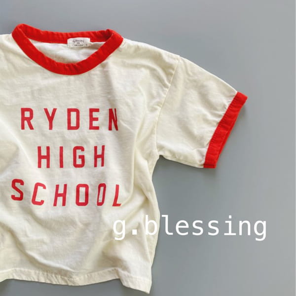 G BLESSING - Korean Children Fashion - #Kfashion4kids - School Color Tee - 3