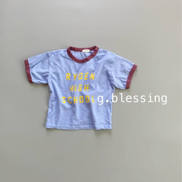 G BLESSING - Korean Children Fashion - #Kfashion4kids - School Color Tee - 4