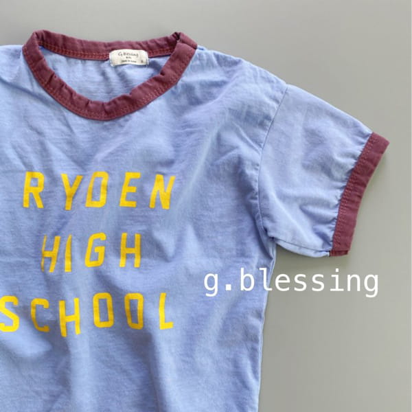G BLESSING - Korean Children Fashion - #Kfashion4kids - School Color Tee - 5