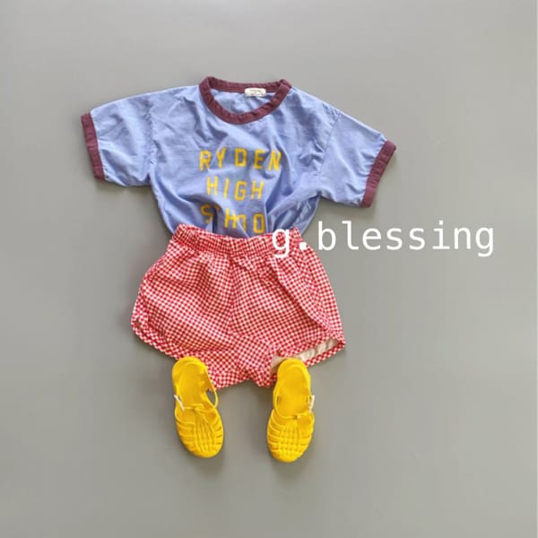 G BLESSING - Korean Children Fashion - #Kfashion4kids - School Color Tee - 9