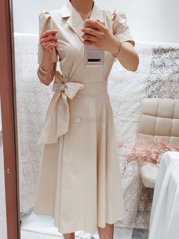 GRATIA - Korean Children Fashion - #Kfashion4kids - Missa Ribbon One-piece - 3
