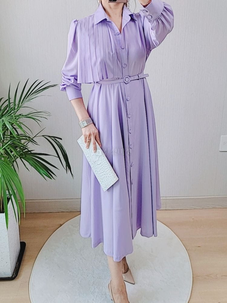 GRATIA - Korean Children Fashion - #Kfashion4kids - Mulberry One-piece