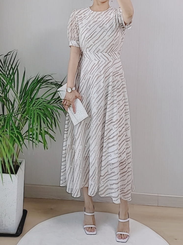 GRATIA - Korean Children Fashion - #Kfashion4kids - Chain One-piece
