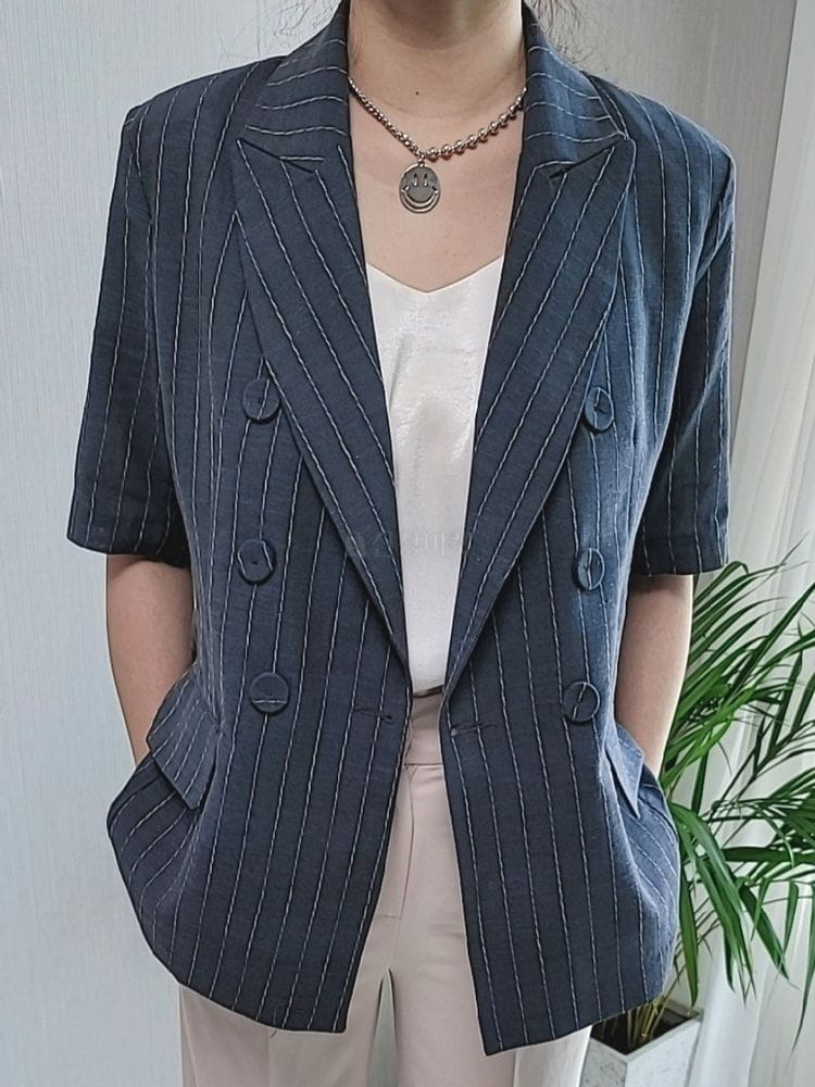 GRATIA - Korean Children Fashion - #Kfashion4kids - Leaf Made Linen Jacket