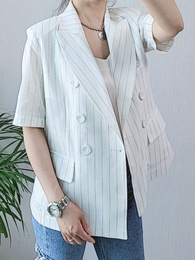 GRATIA - Korean Children Fashion - #Kfashion4kids - Leaf Made Linen Jacket - 4