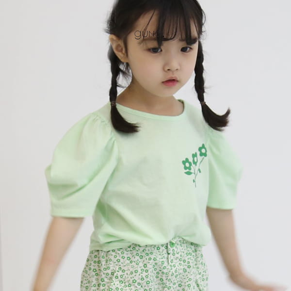 GUNO - Korean Children Fashion - #Kfashion4kids - Puff Tee