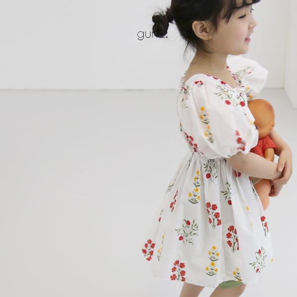 GUNO - Korean Children Fashion - #Kfashion4kids - Wild Flower One-piece - 10