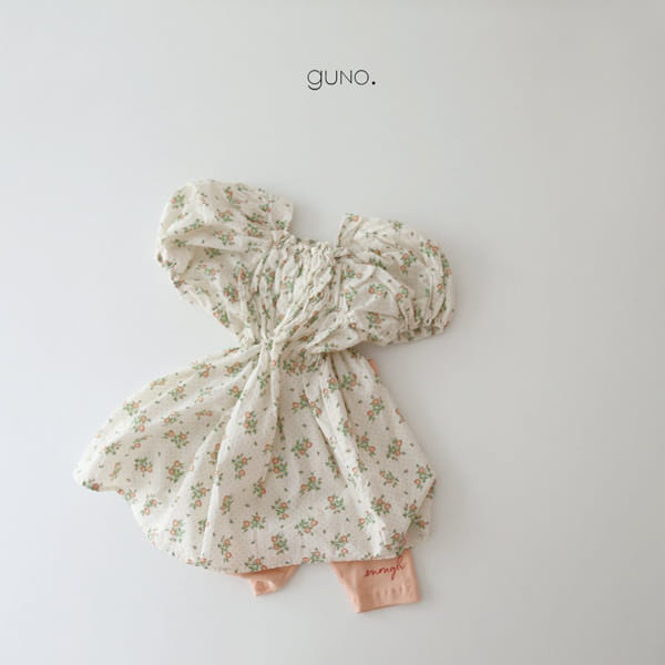 GUNO - Korean Children Fashion - #Kfashion4kids - Wild Flower One-piece - 3