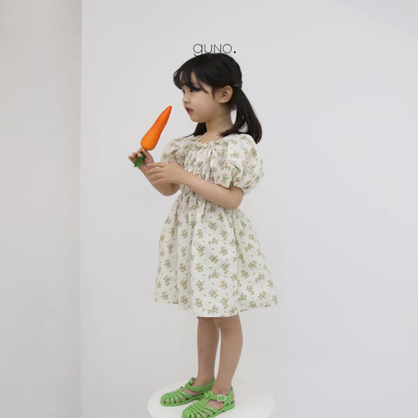 GUNO - Korean Children Fashion - #Kfashion4kids - Wild Flower One-piece - 4