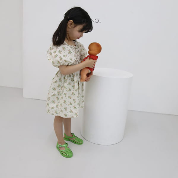 GUNO - Korean Children Fashion - #Kfashion4kids - Wild Flower One-piece - 5