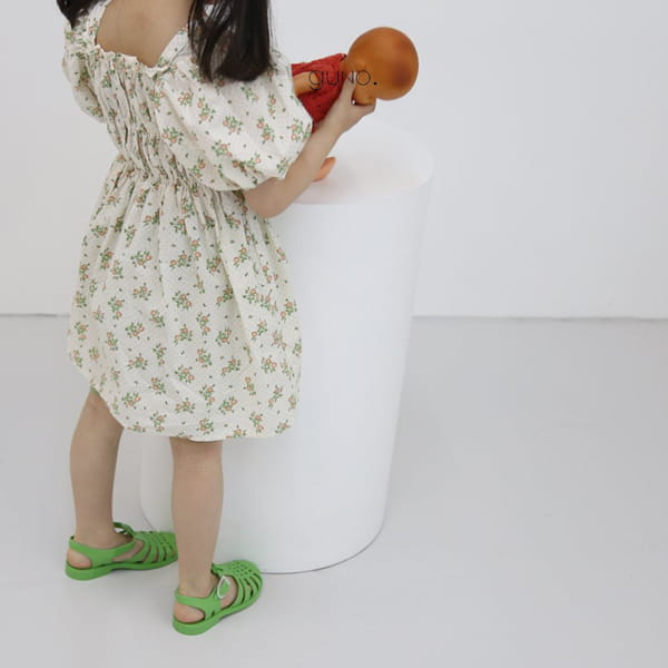 GUNO - Korean Children Fashion - #Kfashion4kids - Wild Flower One-piece - 6