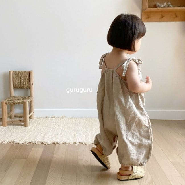 GURU GURU - Korean Children Fashion - #Kfashion4kids - Linen String Bodysuit - 10