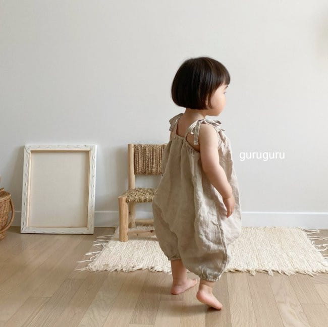 GURU GURU - Korean Children Fashion - #Kfashion4kids - Linen String Bodysuit - 11