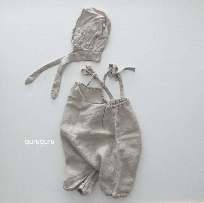 GURU GURU - Korean Children Fashion - #Kfashion4kids - Linen String Bodysuit - 3