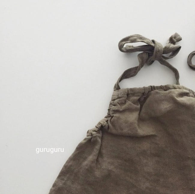 GURU GURU - Korean Children Fashion - #Kfashion4kids - Linen String Bodysuit - 8