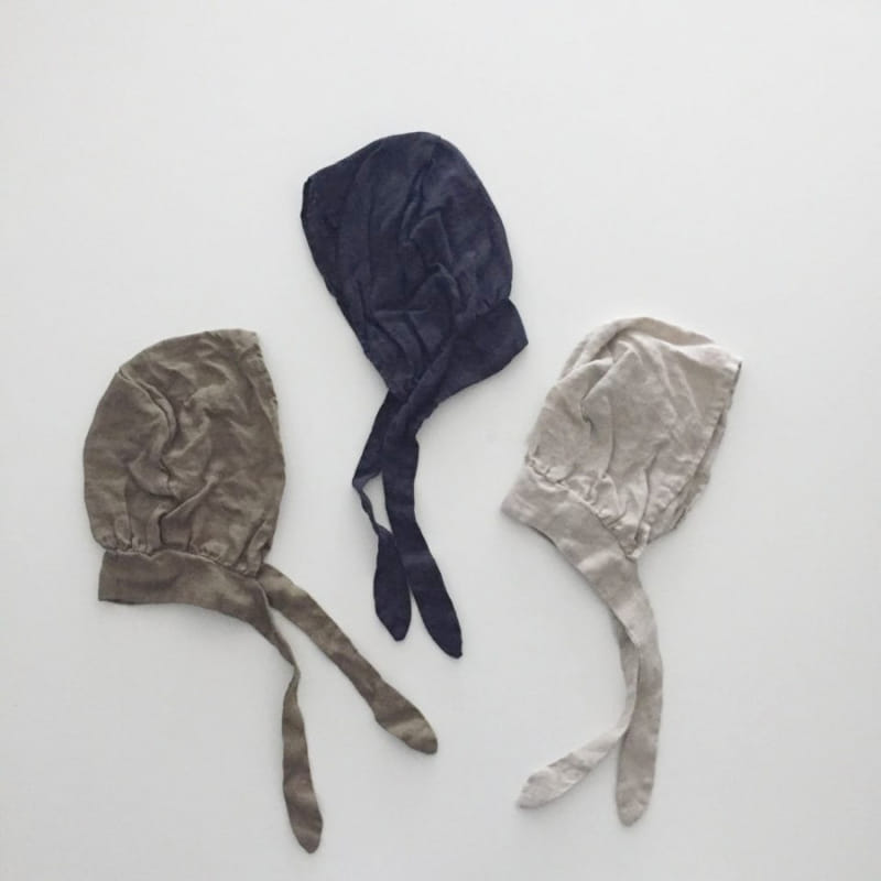 GURU GURU - Korean Children Fashion - #Kfashion4kids - Linen Bonnet