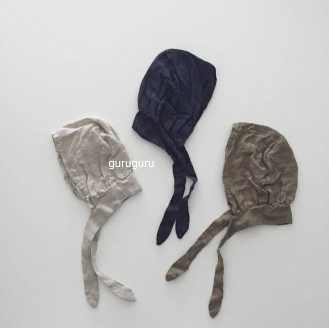 GURU GURU - Korean Children Fashion - #Kfashion4kids - Linen Bonnet - 2