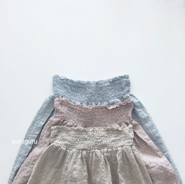 GURU GURU - Korean Children Fashion - #Kfashion4kids - Smocked Big Baggy Pants - 3