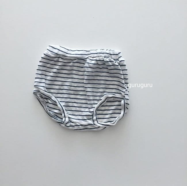 GURU GURU - Korean Children Fashion - #Kfashion4kids - Stripes Top Bottom Set - 8