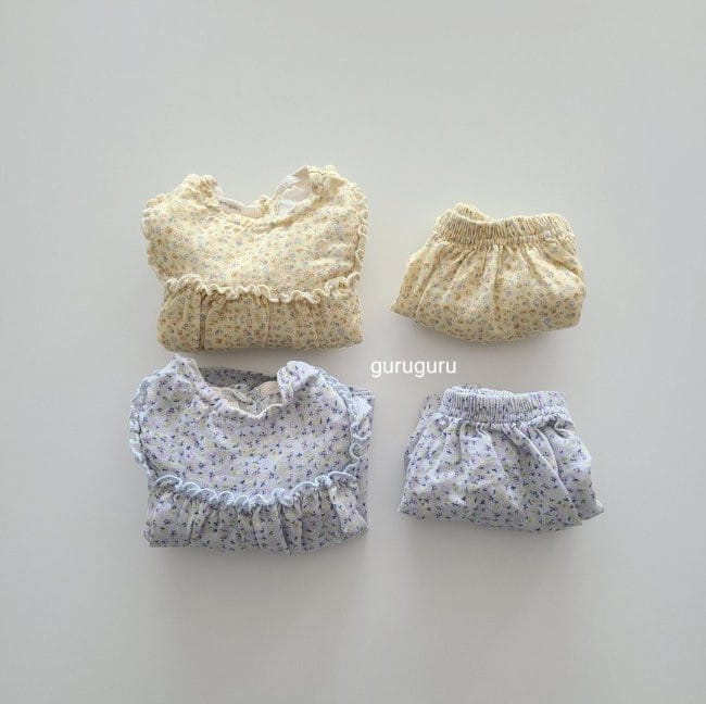 GURU GURU - Korean Children Fashion - #Kfashion4kids - Attractive Top Bottom Set - 3