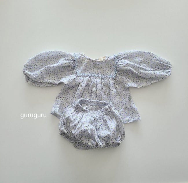 GURU GURU - Korean Children Fashion - #Kfashion4kids - Attractive Top Bottom Set - 6