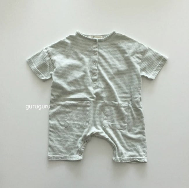 GURU GURU - Korean Children Fashion - #Kfashion4kids - Stripes Boxy Bodysuit - 5