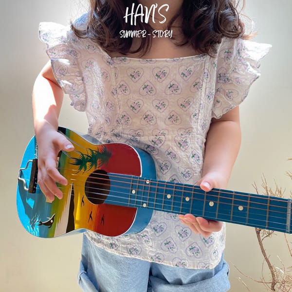 HAN'S - Korean Children Fashion - #Kfashion4kids - Vintage Heart Blouse